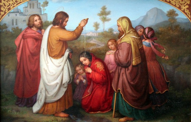 Chrzest Lidii na obrazie autorstwa Marie Ellenrieder