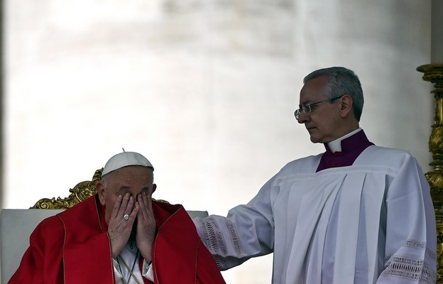 Watykan: Nie było papieskiej homilii podczas Mszy w Niedzielę Palmową