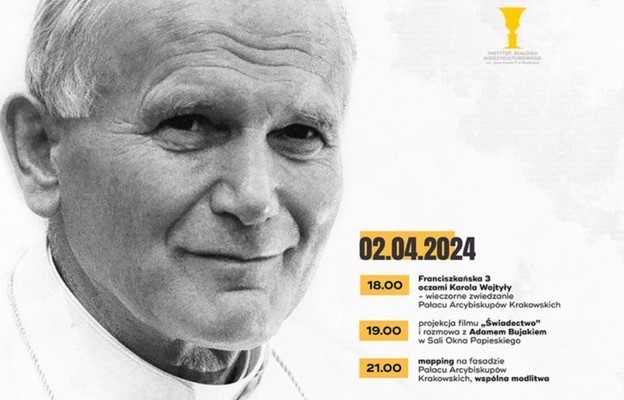 W 19. rocznicę śmierci św. Jana Pawła II spotkajmy się przy Franciszkańskiej 3