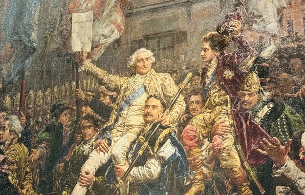 Z wystawy na Zamku Królewskim w Warszawie, obraz Jana Matejki 