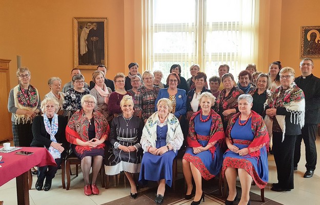 Uczestniczki spotkania w sosnowieckiej Kurii Diecezjalnej