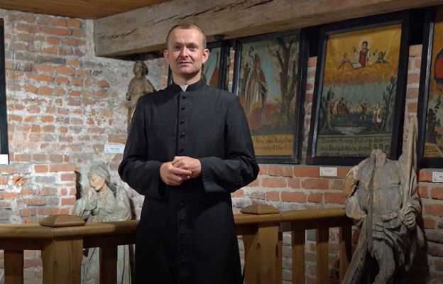 Ksiądz Łukasz Trzciński zaprasza w gościnne progi muzeum 