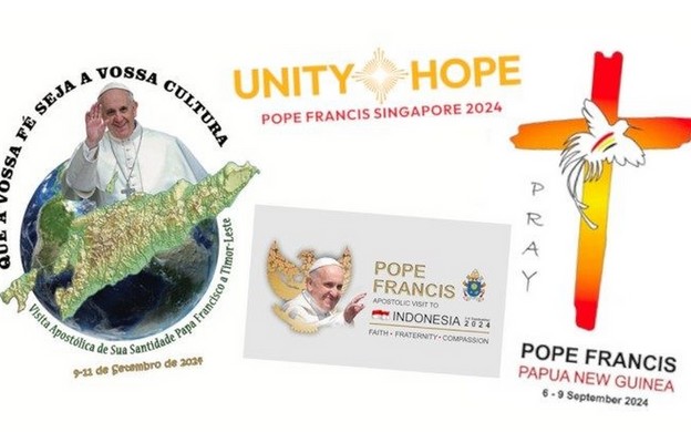 Opublikowano hasła i loga podróży papieża do krajów Azji i Oceanii