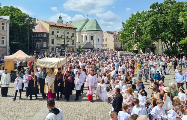 Lublin. Centralna procesja Bożego Ciała