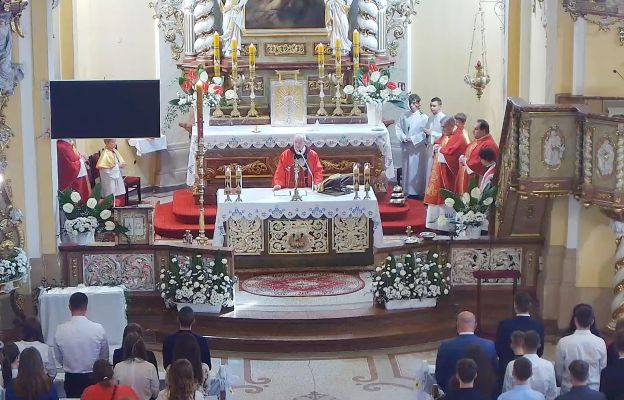 Msza święta wizytacyjna, z udzieleniem sakramentu bierzmowania 