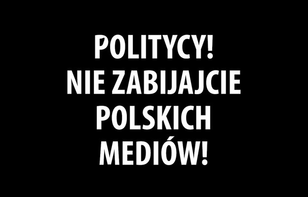 Plakaty tej treści opublikowano na pierwszych stronach gazet i portali