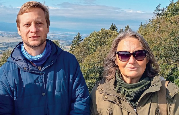 Autorka tekstu z synem Jakubem