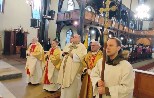Msza święta odpustowa ku czci św. Józefa Oblubieńca NMP pod przewodnictwem ks. kan. Wojciecha Balińskiego