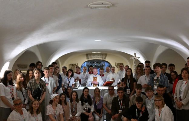 Uczestnicy pielgrzymki jubileuszowej